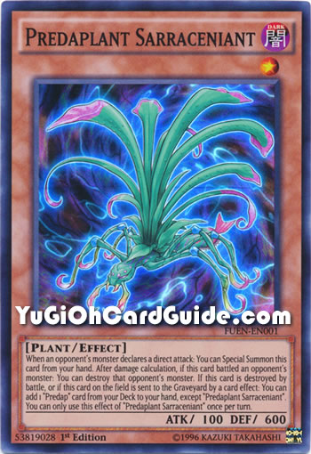 Yu-Gi-Oh Card: Predaplant Sarraceniant