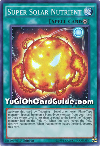 Yu-Gi-Oh Card: Super Solar Nutrient
