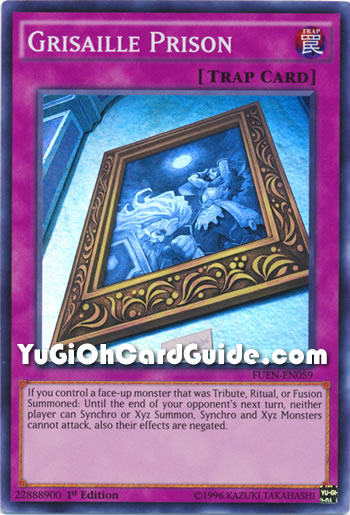 Yu-Gi-Oh Card: Grisaille Prison