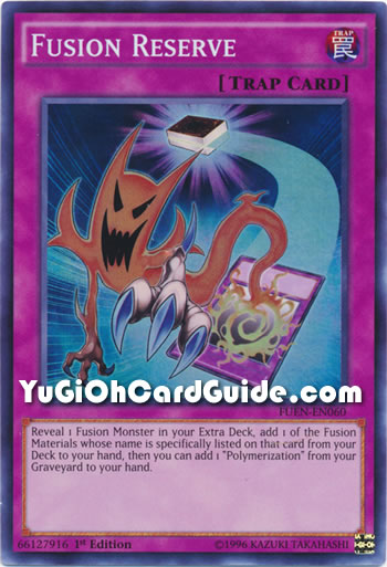 Yu-Gi-Oh Card: Fusion Reserve
