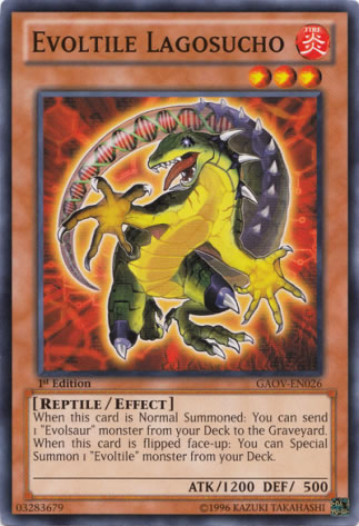 Yu-Gi-Oh Card: Evoltile Lagosucho