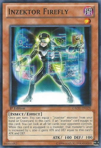 Yu-Gi-Oh Card: Inzektor Firefly