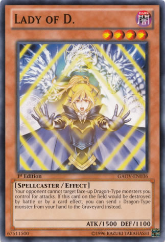 Yu-Gi-Oh Card: Lady of D.