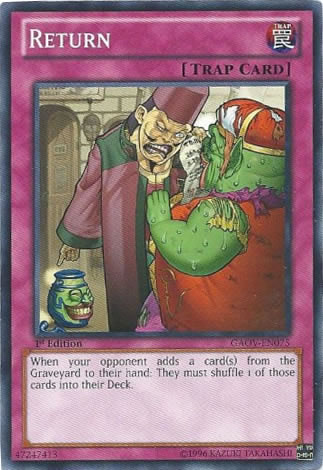 Yu-Gi-Oh Card: Return