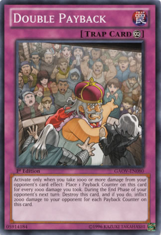 Yu-Gi-Oh Card: Double Payback