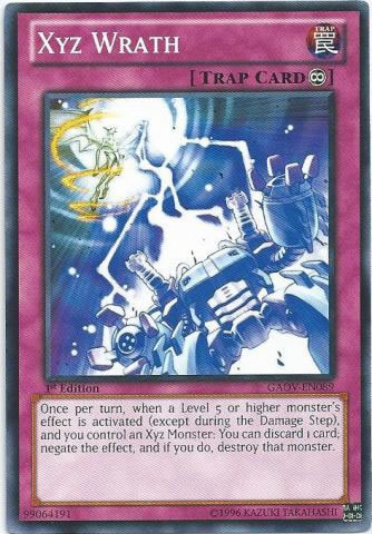 Yu-Gi-Oh Card: Xyz Wrath
