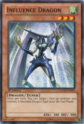 Yu-Gi-Oh Card: Influence Dragon