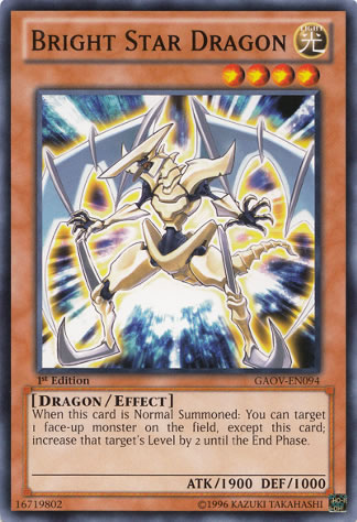 Yu-Gi-Oh Card: Bright Star Dragon