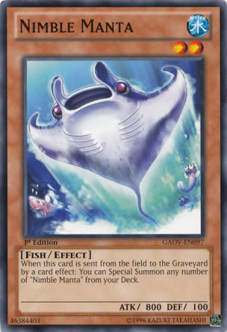 Yu-Gi-Oh Card: Nimble Manta