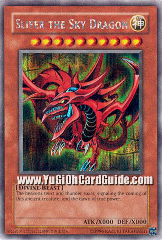 Yu-Gi-Oh Card: Slifer the Sky Dragon (Non-Playable)