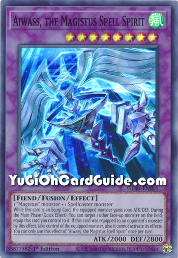 Yu-Gi-Oh Card: Aiwass, the Magistus Spell Spirit