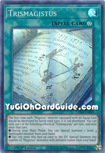 Yu-Gi-Oh Card: Trismagistus