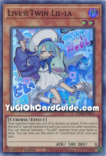 Yu-Gi-Oh Card: Live☆ Twin Lil-la