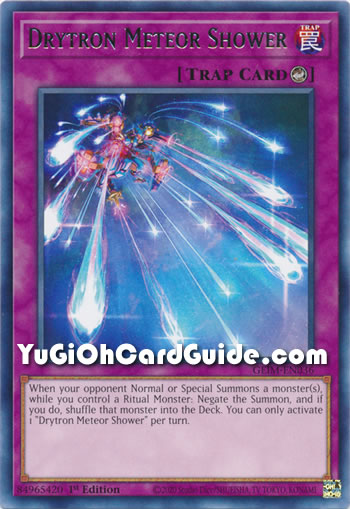Yu-Gi-Oh Card: Drytron Meteor Shower