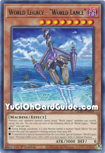 Yu-Gi-Oh Card: World Legacy - 