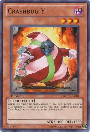 Yu-Gi-Oh Card: Crashbug Y