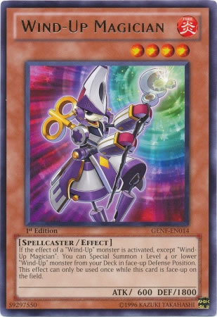 Yu-Gi-Oh Card: Wind-Up Magician