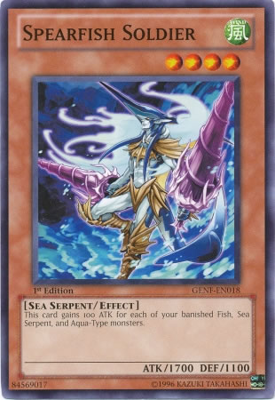 Yu-Gi-Oh Card: Spearfish Soldier