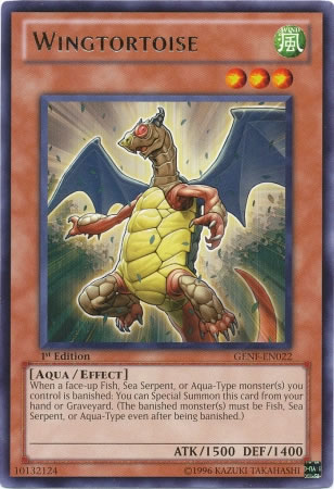 Yu-Gi-Oh Card: Wingtortoise