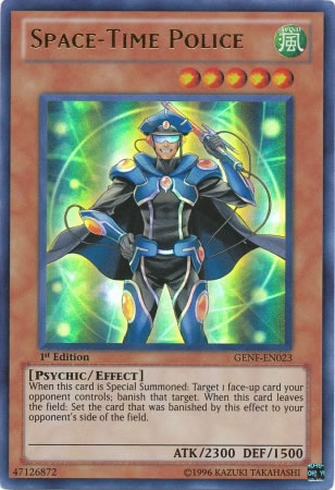 Yu-Gi-Oh Card: Space-Time Police