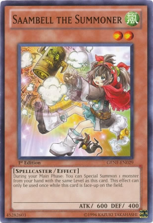 Yu-Gi-Oh Card: Saambell the Summoner
