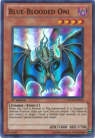 Yu-Gi-Oh Card: Blue-Blooded Oni
