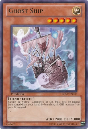 Yu-Gi-Oh Card: Ghost Ship