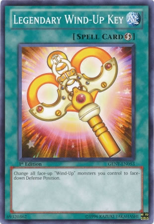Yu-Gi-Oh Card: Legendary Wind-Up Key