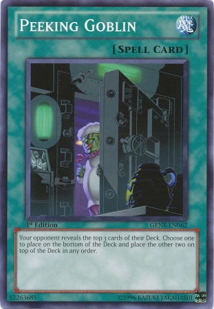 Yu-Gi-Oh Card: Peeking Goblin