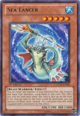 Yu-Gi-Oh Card: Sea Lancer