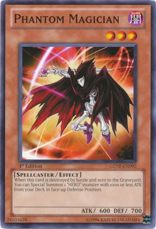 Yu-Gi-Oh Card: Phantom Magician