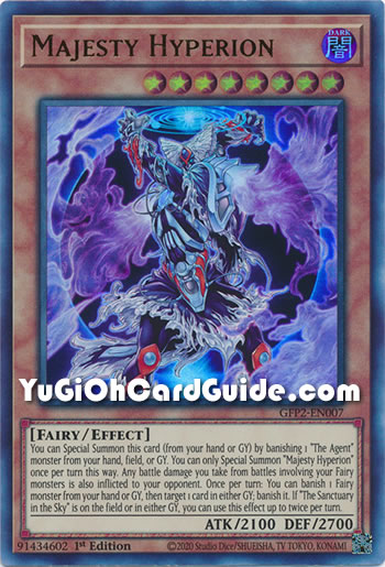 Yu-Gi-Oh Card: Majesty Hyperion