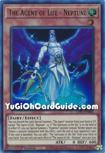 Yu-Gi-Oh Card: The Agent of Life - Neptune
