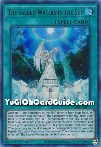 Yu-Gi-Oh Card: The Sacred Waters in the Sky