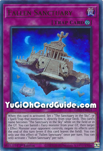 Yu-Gi-Oh Card: Fallen Sanctuary