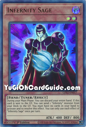 Yu-Gi-Oh Card: Infernity Sage