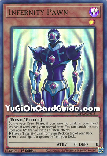 Yu-Gi-Oh Card: Infernity Pawn