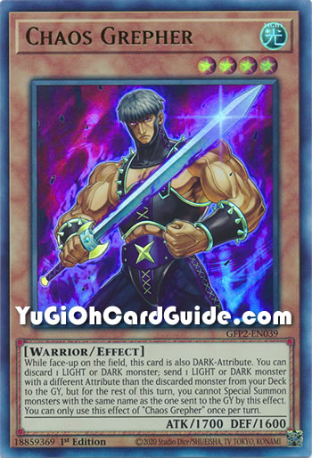 Yu-Gi-Oh Card: Chaos Grepher