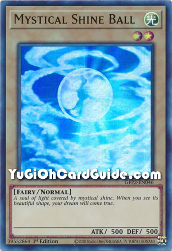 Yu-Gi-Oh Card: Mystical Shine Ball