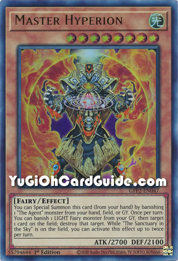 Yu-Gi-Oh Card: Master Hyperion