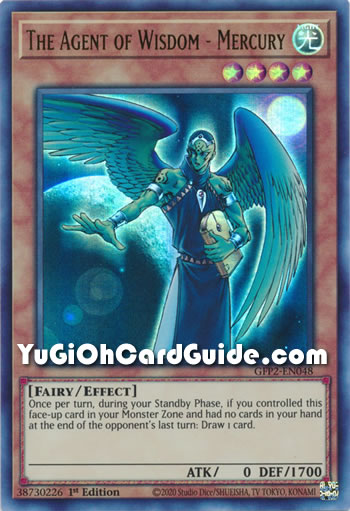 Yu-Gi-Oh Card: The Agent of Wisdom - Mercury