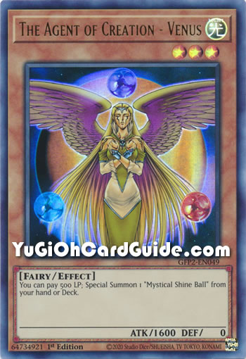 Yu-Gi-Oh Card: The Agent of Creation - Venus
