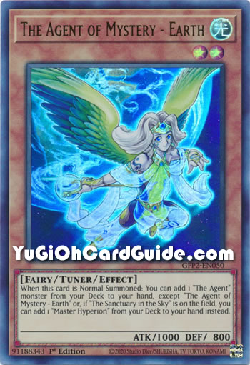 Yu-Gi-Oh Card: The Agent of Mystery - Earth