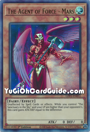 Yu-Gi-Oh Card: The Agent of Force - Mars