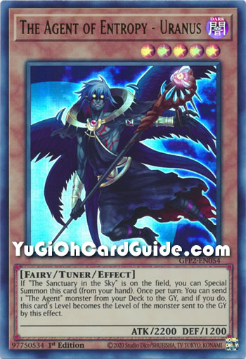 Yu-Gi-Oh Card: The Agent of Entropy - Uranus