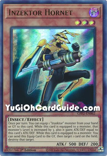 Yu-Gi-Oh Card: Inzektor Hornet
