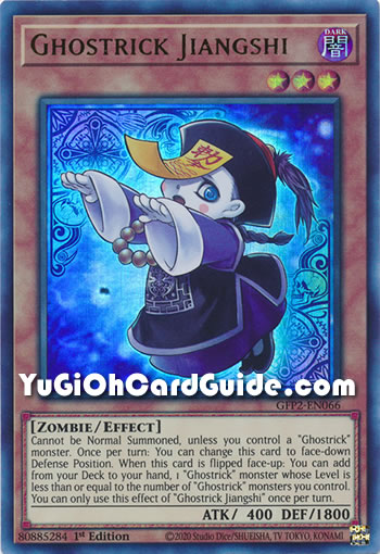 Yu-Gi-Oh Card: Ghostrick Jiangshi
