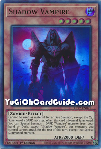 Yu-Gi-Oh Card: Shadow Vampire