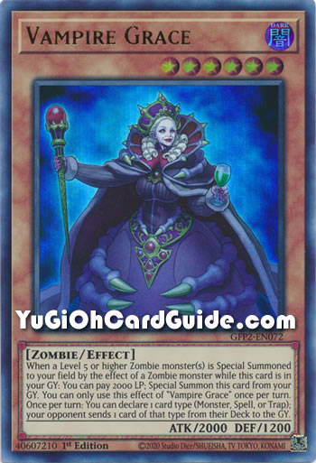 Yu-Gi-Oh Card: Vampire Grace