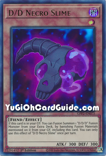 Yu-Gi-Oh Card: D/D Necro Slime